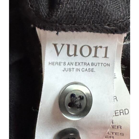 Vuori Men's Ace Button Down Long Sleeve Shirt Navy Blue Performance Work Travel - Picture 6 of 8